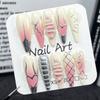 Handmade Y2K Metallic Gradient Luxury Long Stiletto Reusable Press On Nails Artificial Tips