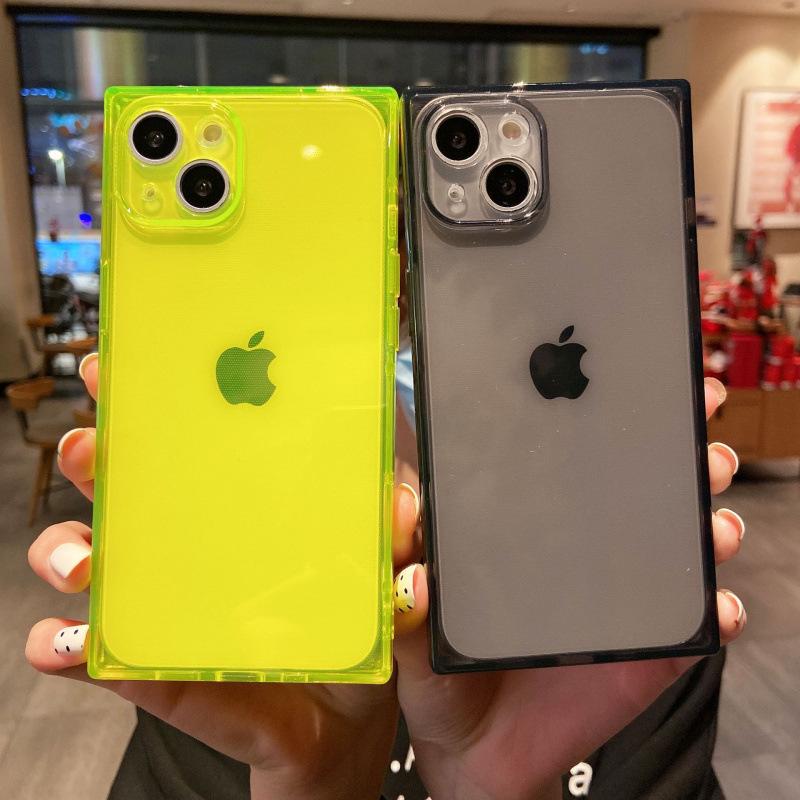 iPhone 11/12/14/16Pro/17ProMax Drop-Proof Soft Square Case