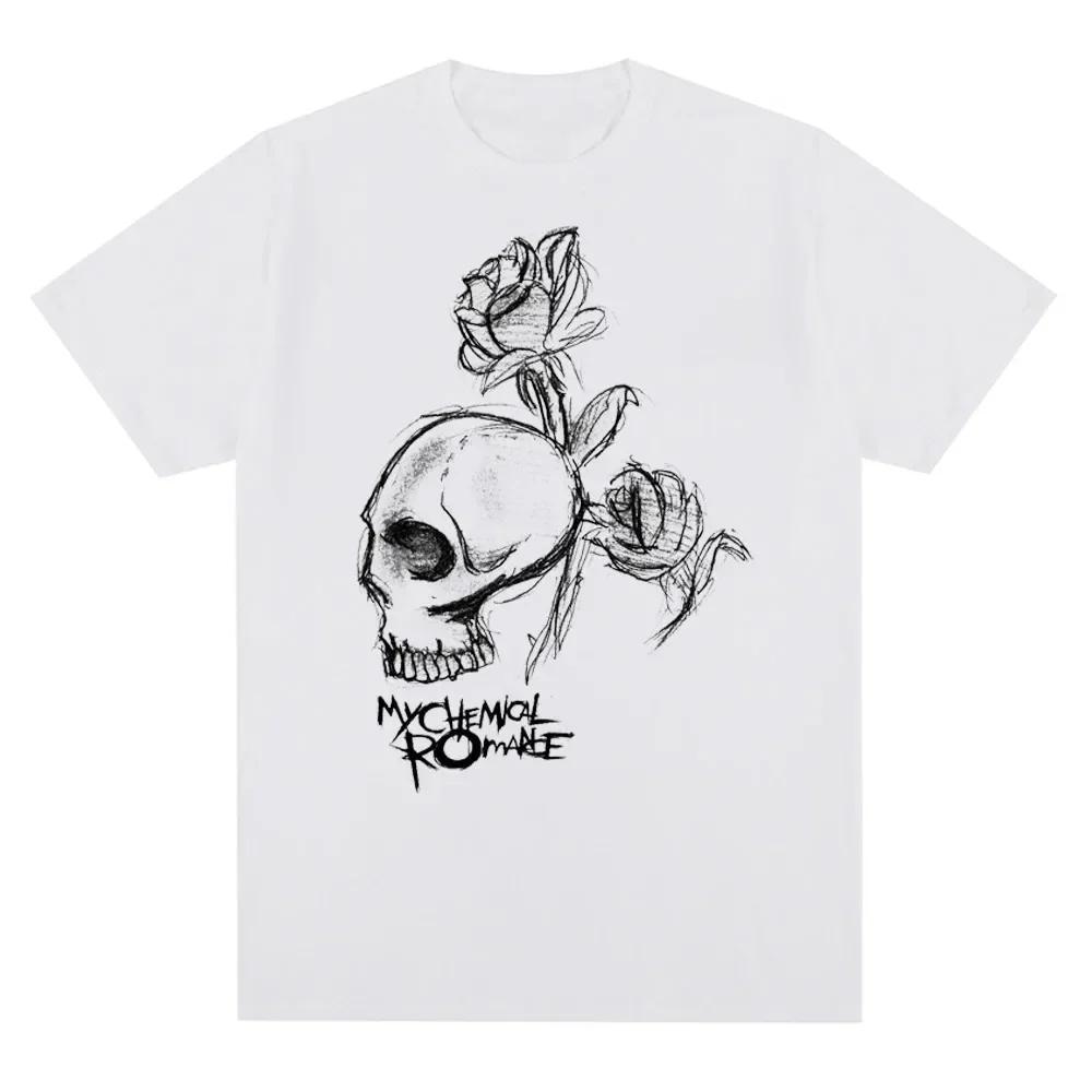 

My Chemical Romance Mcr Band Printed Tshirts Oversized High Quality Comfortabled Punk Emo Rock Summer Fashion Tops 3XL