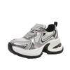 Plateau Dad Schuhe Damen Frühling neu Retro Fried Street Erhöhend Silber Zhao Ruth lässige Sneaker