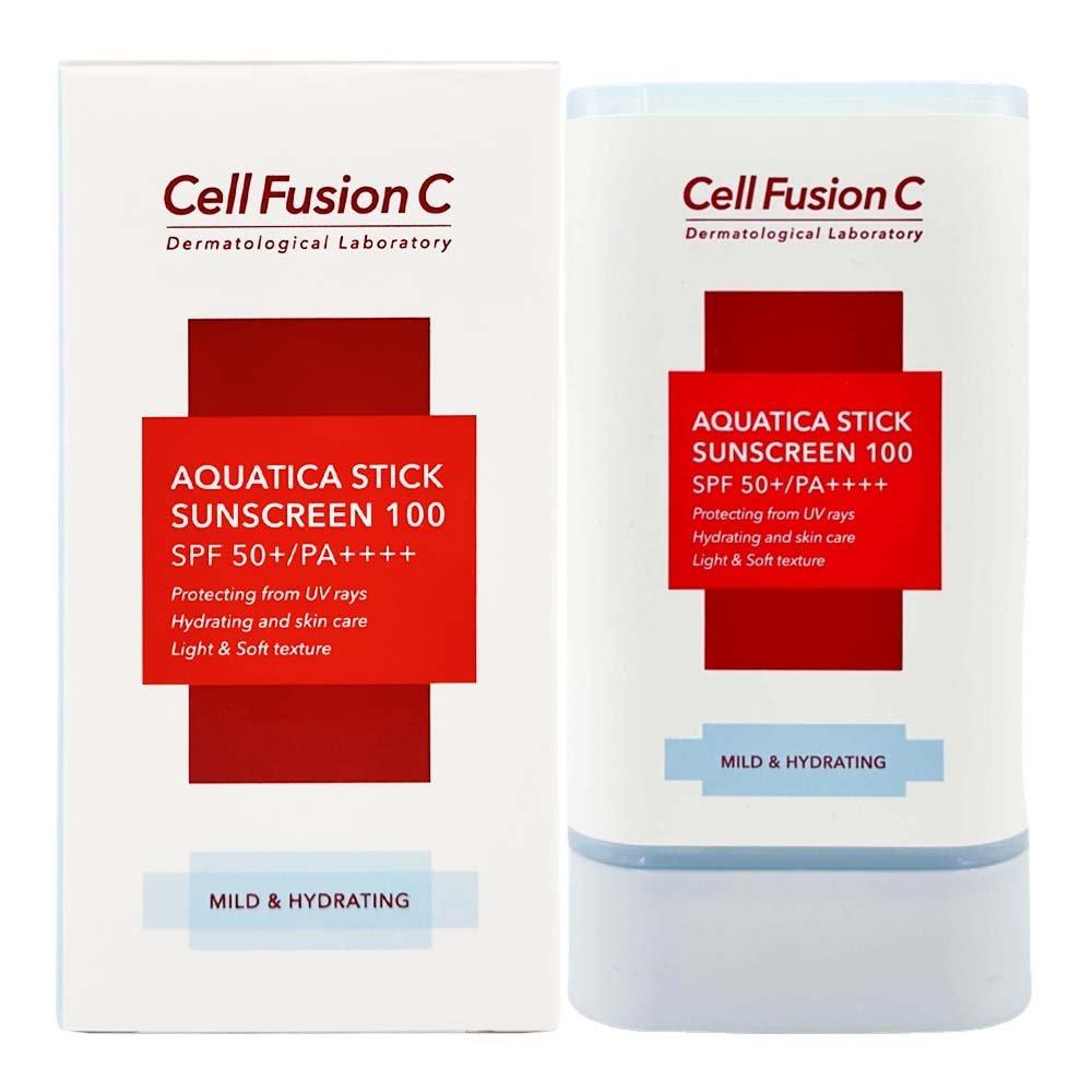 Cell Fusion C Aquatica Stick 19g Sunscreen 100 SPF50+ PA++++ Moist Sun Stick Full of Moisture