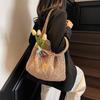 Women's Versatile Woven Straw Beach Tote Bag - Spring/Summer 2025
