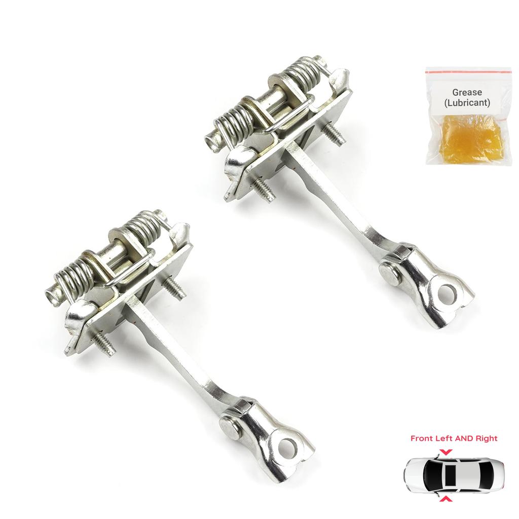 BDP949-1 2 Pieces Front Left AND Right Door Catch Hinge Brake Stop Check Limiter for Renault Master MK2 Opel Movano A Interstar 1998-2010 8200597523