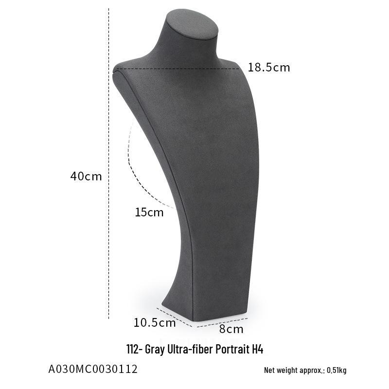 Weiyuanpeng Ultra-fiber Mannequin Necklace Display Stand