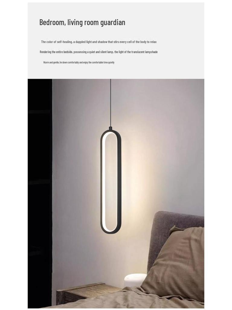 Nordický minimalistický moderný luster do spálne alebo obývacej izby