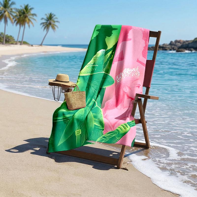 Fashion Beach Towel: Ideal for Summer Adventures Soft, Absorbent and Quick Drying Suitable for Swimming and Bathing