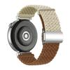 For Huawei Watch GT 4 41mm Universal 18mm Watch Strap Woven Wrist Band with Silver Magnetic Buckle