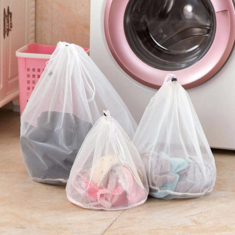 Large Washing Laundry Bag Mesh Organizer Net Dirty Bra Socks Underwear Shoe Storag Wash Machine Cover Clothes