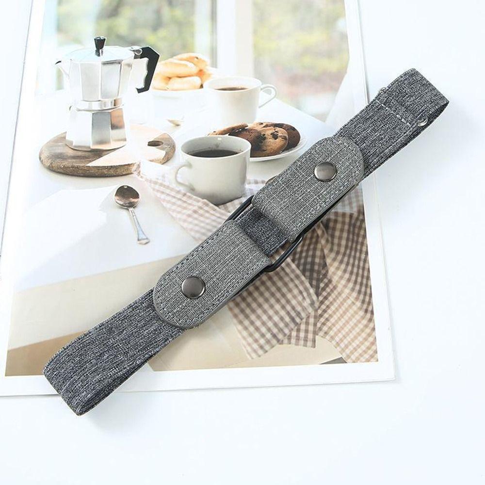 2Pcs Adjustable Buckle-Free Belt Easy To Wear Stretch Elastic Waist Band  Jean Pants Dress