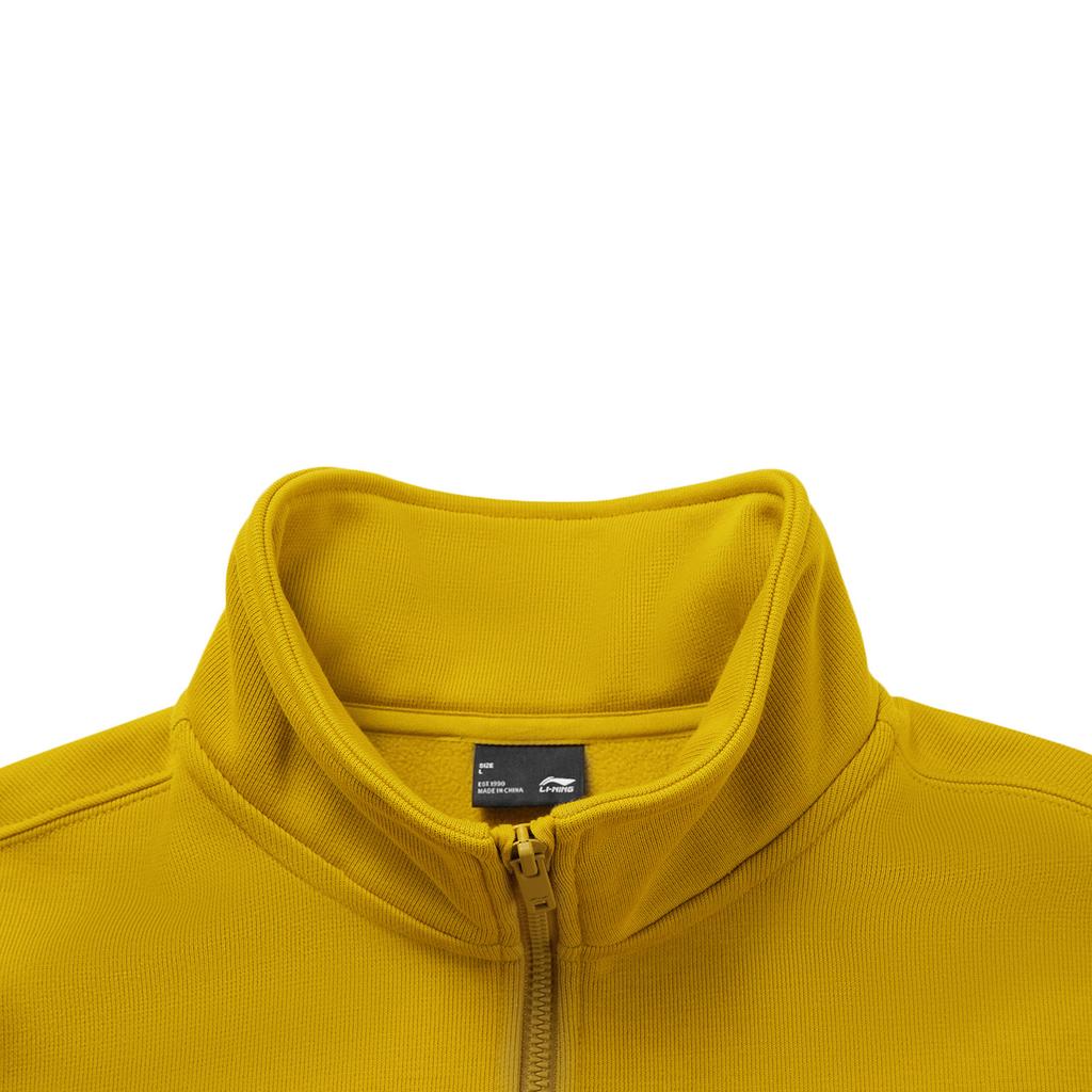 Li Ning Sports Lifestyle Series Volný střih Stojáček Minimalistický Vzor s logem značky Mikina s dlouhým rukávem Unisex mikina AWDVE25-8