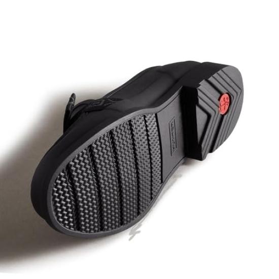 Hunter Refined Bow Penny Size 2A Women's Loafers, Black, 25.0 cm,