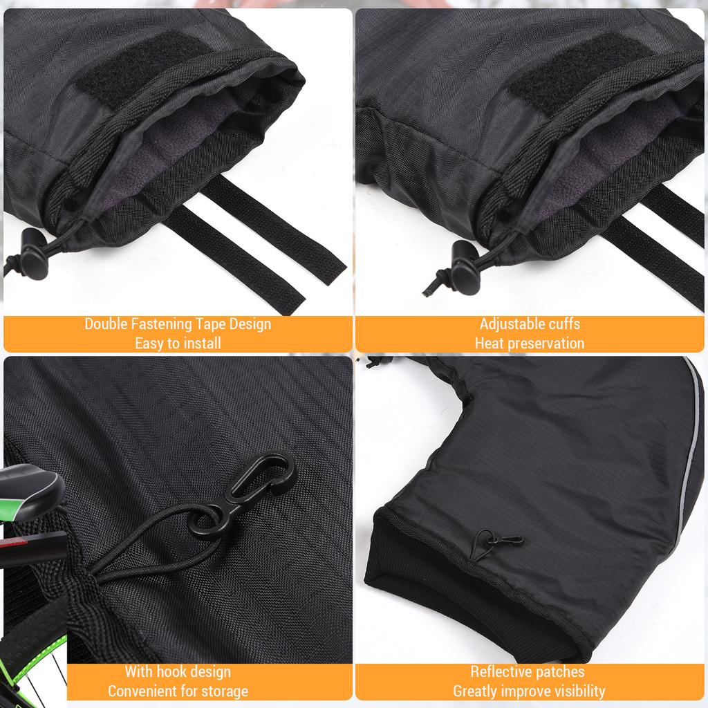 Cycling Gloves Fingerless Gel Mountain Biking Road Cycling Bike Gloves  Windproof Warm Bicycle