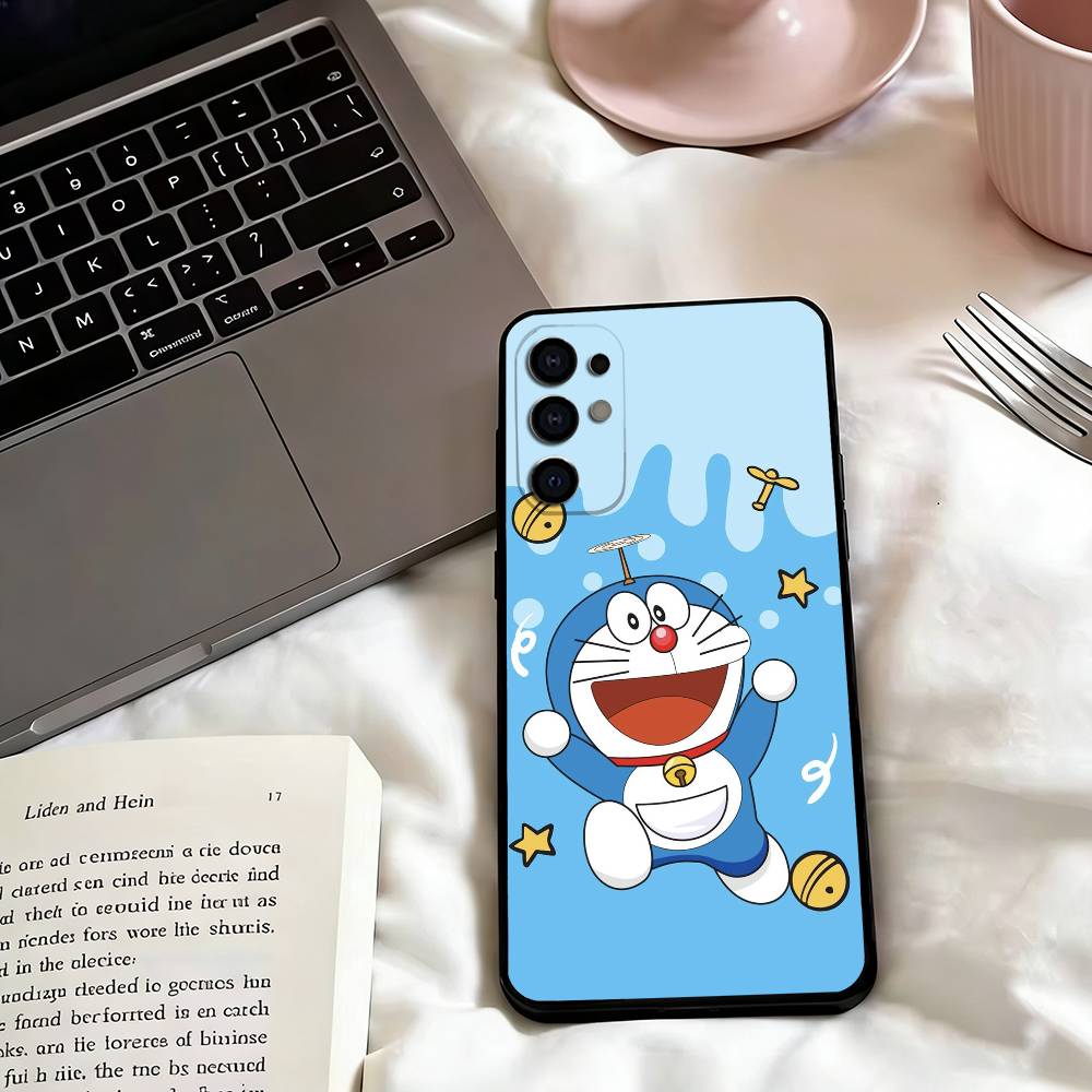 Cute d-Doraemons Cats Poster Phone Case For Samsung S25,S24,S21,S22,S23,S30,Ultra,S20,Plus,Fe,Lite,Note,10,Black Cover