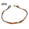 Durable Beaded Jewelry Bohemian Bracelet for Women Handmade Bamboo Joint Stackable Layered Bracelet Ethnic Style Boho Summer Lightweight Vacation