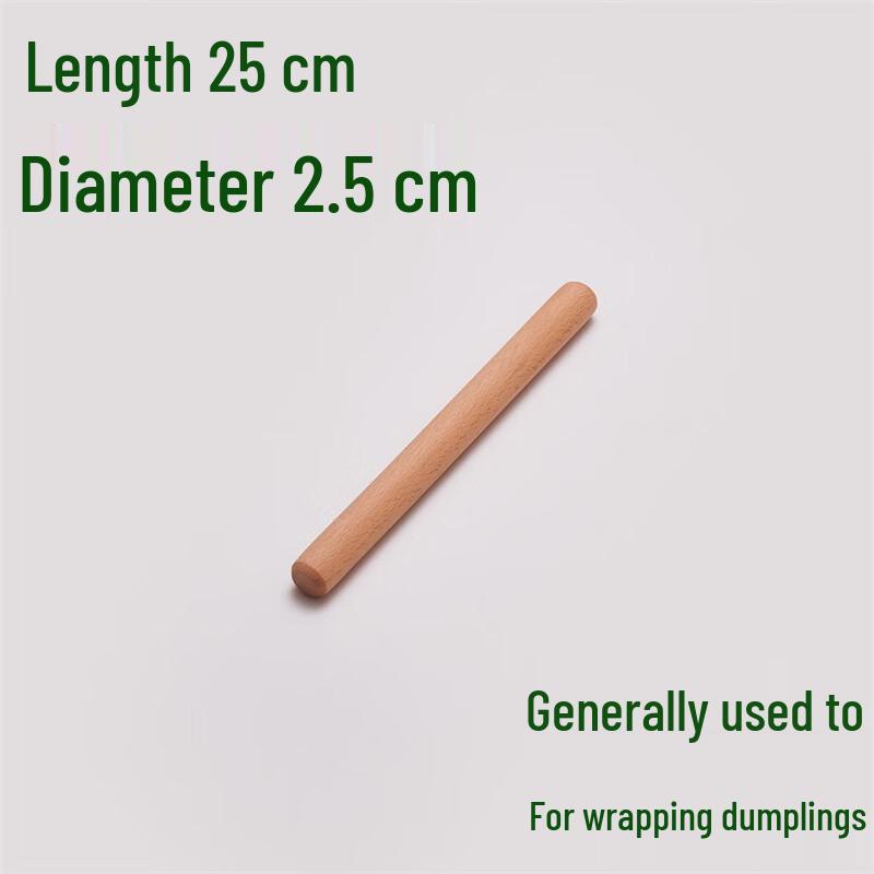 Zhaoran Beechwood Rolling Pin & Glass Kneading Mat Set