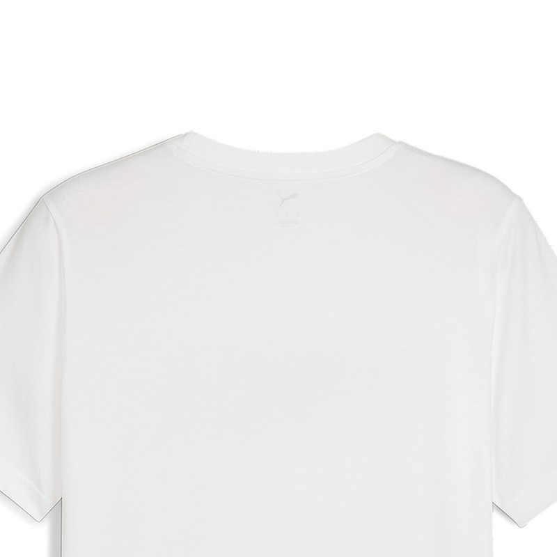 Puma T Shirts Men's White Crew Neck Moderate Straight Fit 688945-02