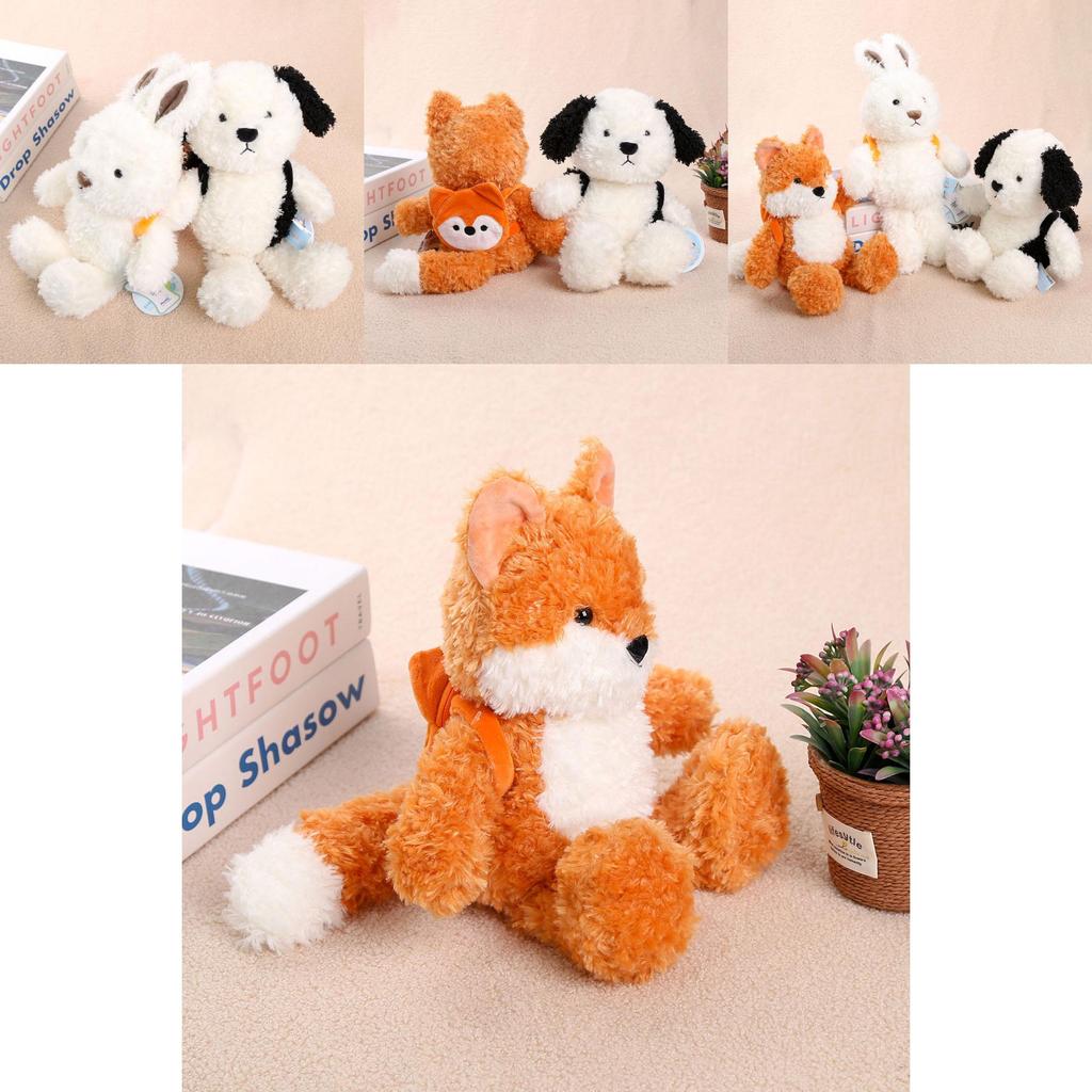 Plush Animal Toy For Kids With Short Pile Fabric Soft Gift For Girls And Boys