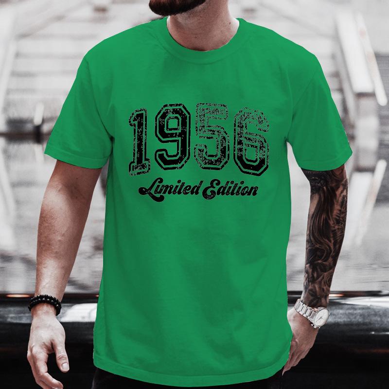 Vintage 1956 Birthday TShirt Birthday Shirt Funny Retro Limited Edition Tee Tshirt for Unisex Tee Tops Short Sleeve Unisexs Clothing