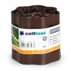 Lawn Edging 150mm X 9m In Flexible PVC Brown