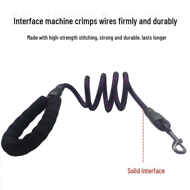 Reflective Anti-Shock Dog Leash for Medium & Large Breeds - All-Season Use