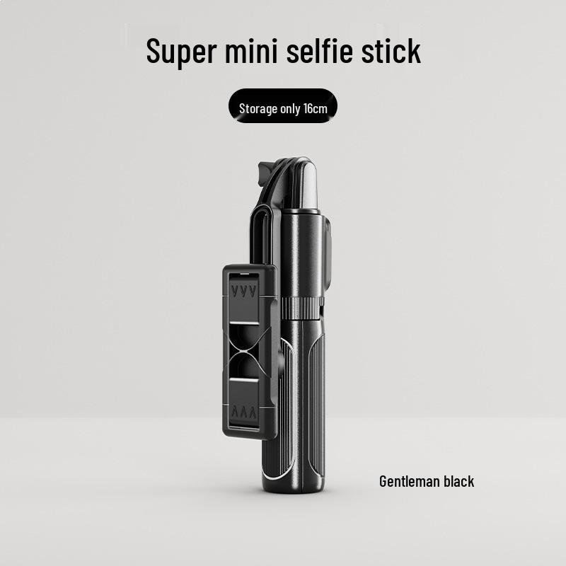 QQE Compact Bluetooth Selfie Stick with 360° Rotation and Adjustable Phone Holder for Horizontal & Vertical Shooting