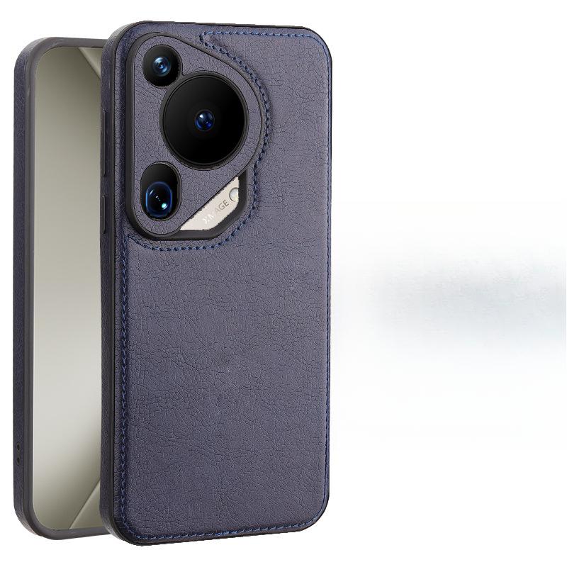 

Подходит для чехла для мобильного телефона Huawei Pura70 Кожаный P70ultra Полностью закрывающий Ремонт P70pro + Мужской бизнес-набор P70 Huawei Pura 70