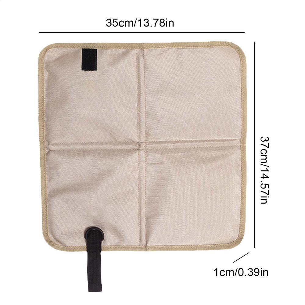 

4-Fold Outdoor Foldable Seat Pad Ultralights Picnic Travel Beach Sitting Cushion Oxford Seat Pad Camping Hiking Supplies хаки