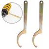 Upgraded Motorcycle Shock Adjustment Spanner Wrench, Heavy Duty Spring Adjuster Tool, Rust-Proof High Strength Steel, Universal Fit