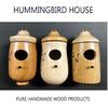 Hummingbird House - 2022 New Wooden Hummingbird House for Outside Hanging, 2/3Pcs Hummingbird Houses for Outside for Nesting (Cherry+Maple)