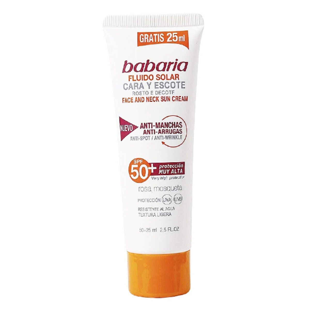 

SOLAR ADN SENSITIVE Солнцезащитный крем для лица Babaria Spf 50 (75 мл) (Унисекс) (75 мл)