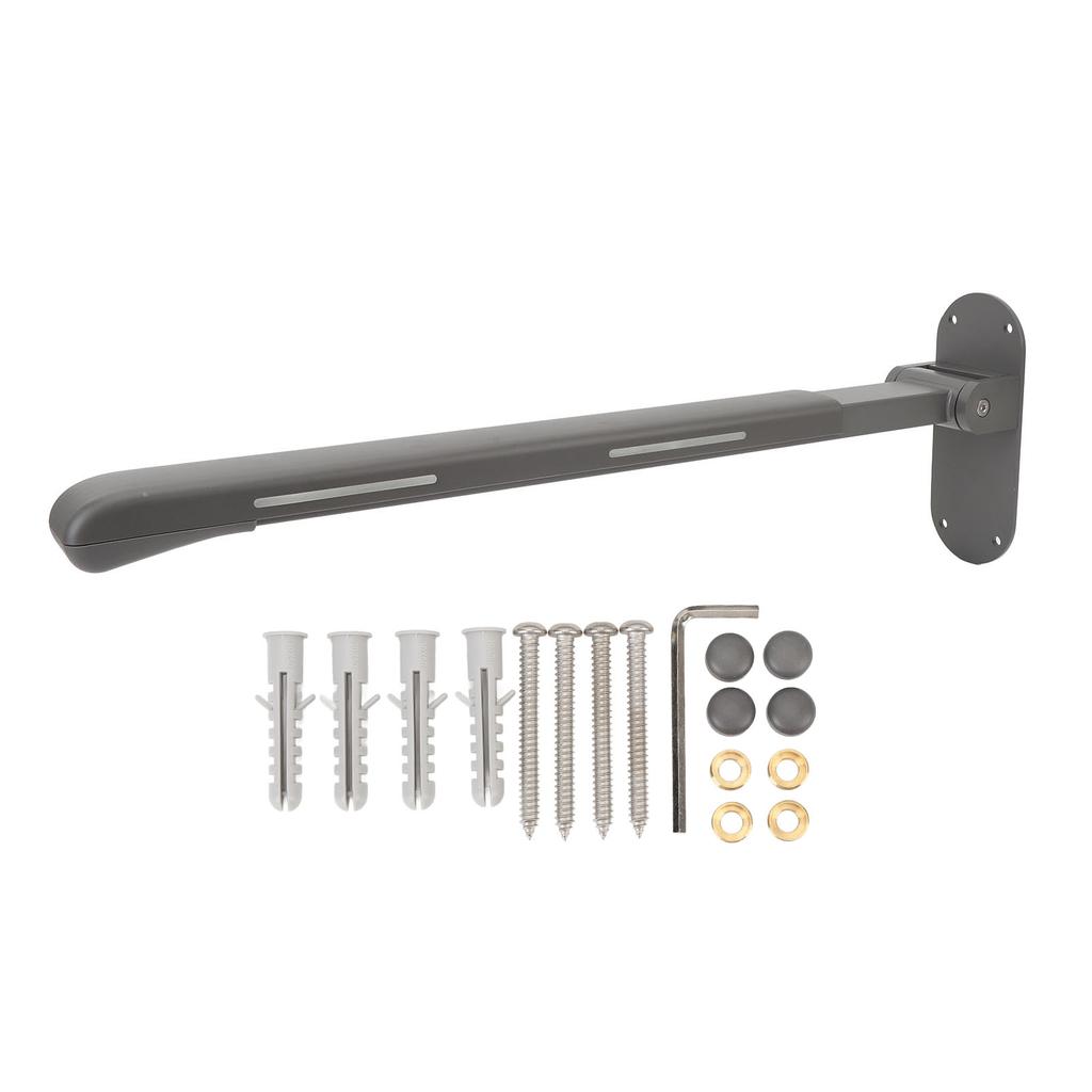 Flip Up Grab Bar Safety Toilet Grab Bar Foldable Anti Skid Handicap Bathroom Accessories for