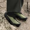 Li Ning Cf Series Hiking Slippers Comfortable Simple Shock Absorbing Wear Resistant Low Top Casual Shoes Unisex Slippers Black Green AGLU177-1