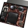 Men's 4-Piece Business Gift Set: Watch, Wallet, Belt & Sunglasses