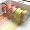 Crafting Washi Tape Set 8 Rolls Set Decorative Stickers Aesthetic Solid Color Tapes Japanese Paper for Scrapbooking Supplies Journaling Junk