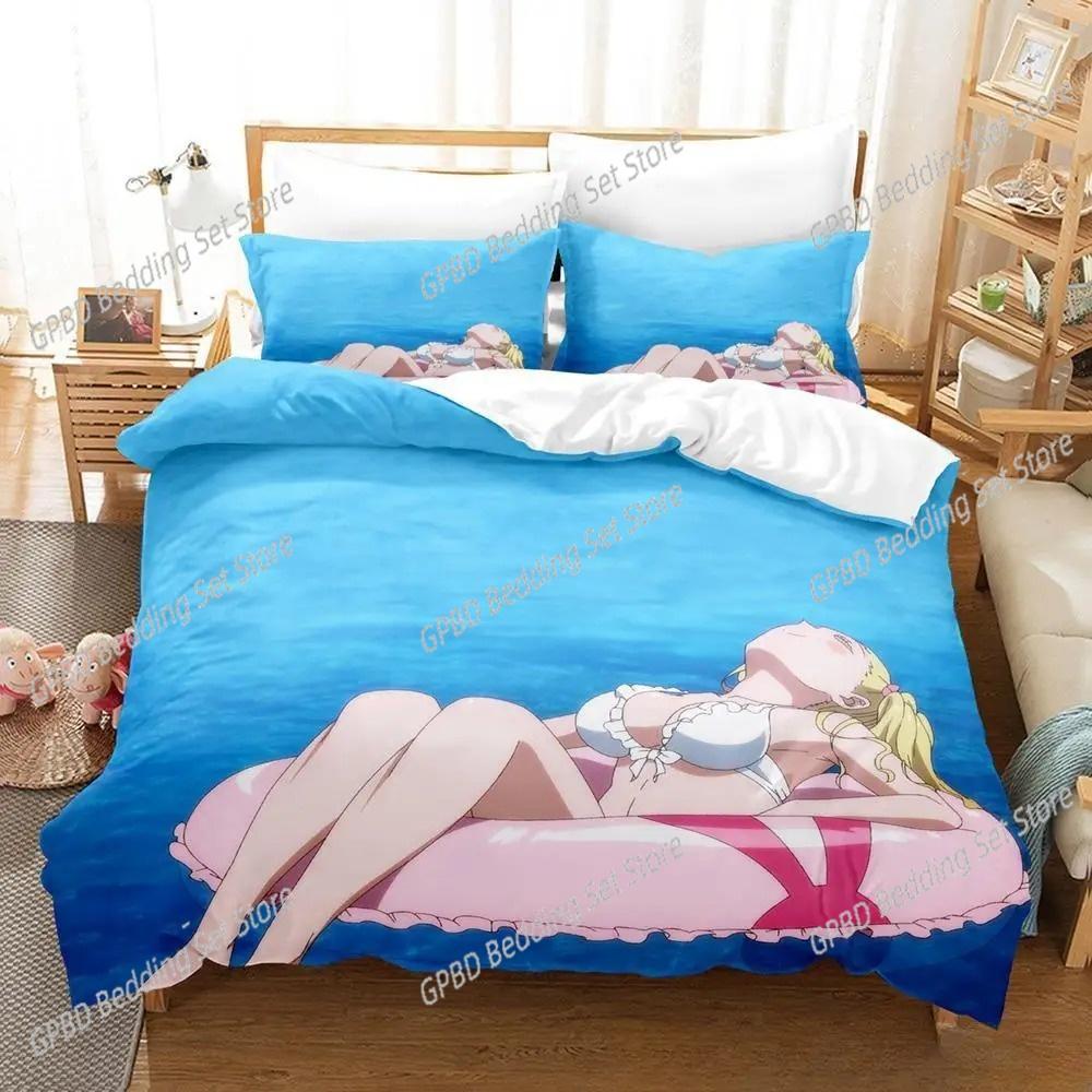Tomo-chan Is a Girl! 3D Bedding Set Duvet Cover Pillowcases Single Twin Full Queen King Size Home Decor Quilt Boys Gift