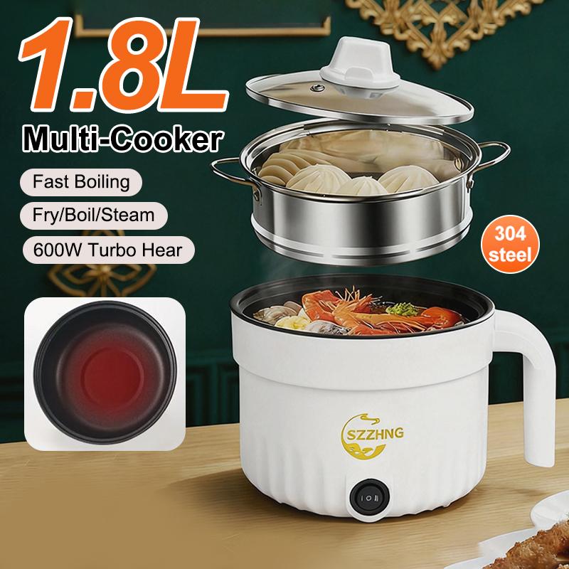 Mini Rice Cooker With Steamer Small Non Stick Hot Pot Multil Lutuan Ng Kanin 1.8L Cheap Rice Cooker Electric Heating Pot