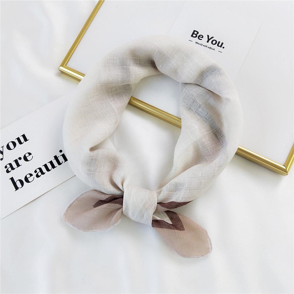 New Solid Color Scarf For Women In Spring And Autumn Versatile Ribbon Wrist Strap Headband Fashionable Decoration Student Neck Protection Small Scarf