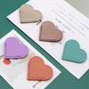 Love Heart Style PU Leather Book Page Holder - Exquisite Business Student Library Portable Gift. Heart-Shaped Cartoon Creative Bookmark.
