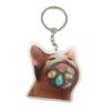 Fashion Greedy Cat Shaker Pendant Keychain Simple Purse Bag Pendant Car Keyring