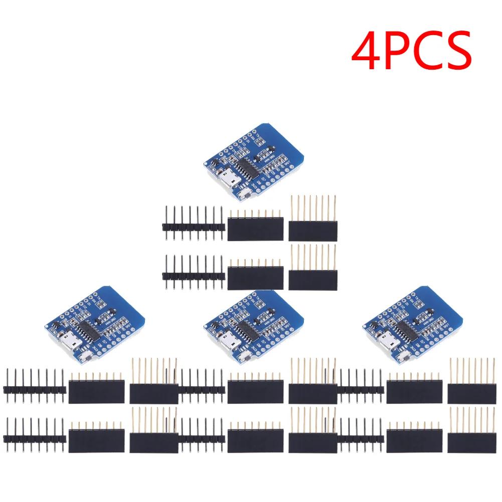 1-20PCS ESP8266 D1 Mini WIFI Development Board ESP-12F CH340G CH340 V2 Usb Wemos D1 Mini Nodemcu Lua Iot Board 3.3V Met Pins