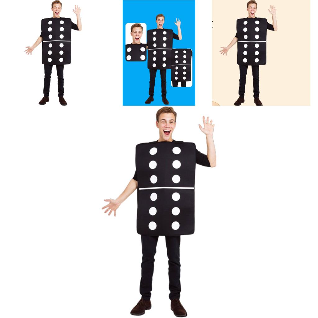 Festival Attire Dice Cosplay Costume For Men's Game Role Play Character Dress