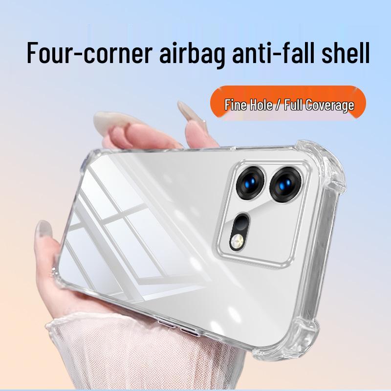 

iQOO Neo8 Pro Transparent TPU Airbag Case - Drop-Proof, High-End Feel iQOO Neo8 Pro