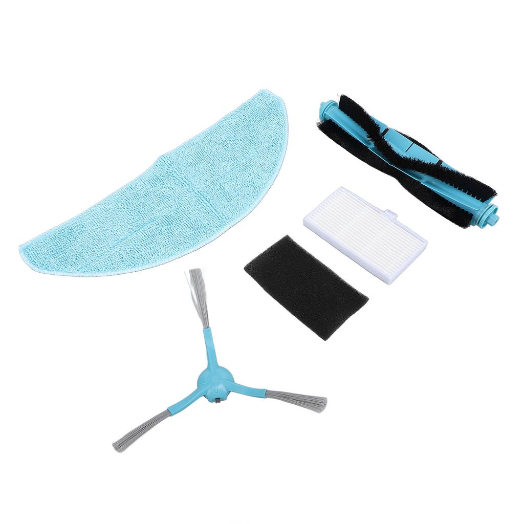 Staubsaugerroboter Ersatzteile 1 Hauptbürste 2 Seitenbürsten 2 Mopptücher 2 Filter 4 Staubbeutel