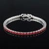 Bracciale Tennis Hip-Hop Zirconi Multicolore - Senza Sbiadire, Design Full Diamond