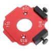 Round Corner Radius Template Woodworking Router Table Jig Wooden Board Arc Cutting Template Tool RT