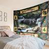 Autumnal Bear Family Scene Tapestry Room Decoration Wall Hanging for Living Room Bedroom, dormitory, Birthday and Christmas gifts