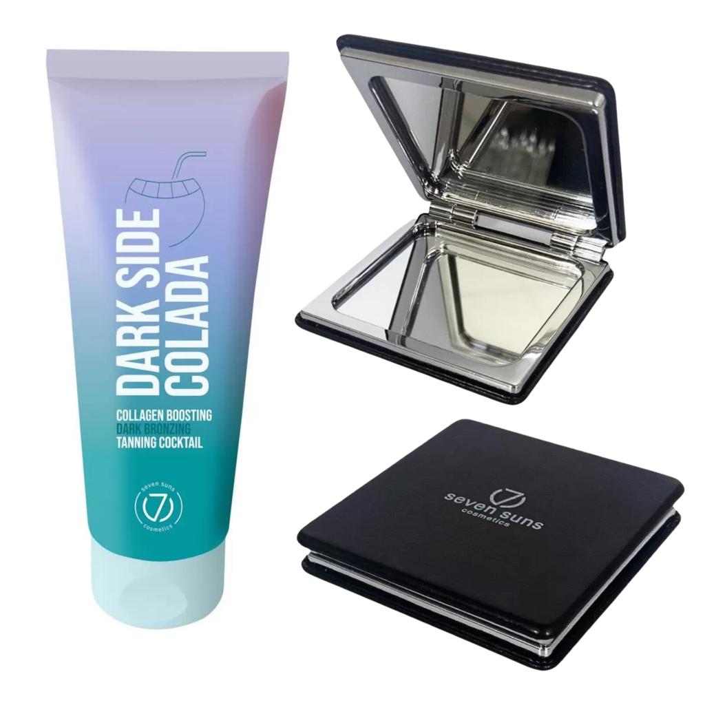 7suns Dark Side Colada Koktajl do opalania 100 ml + Darmowe Podwójne Lusterko