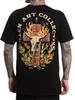 Sullen Men's Limpieza Short Sleeve Premium T-shirt Cow Skull Cross Tattoo Tee