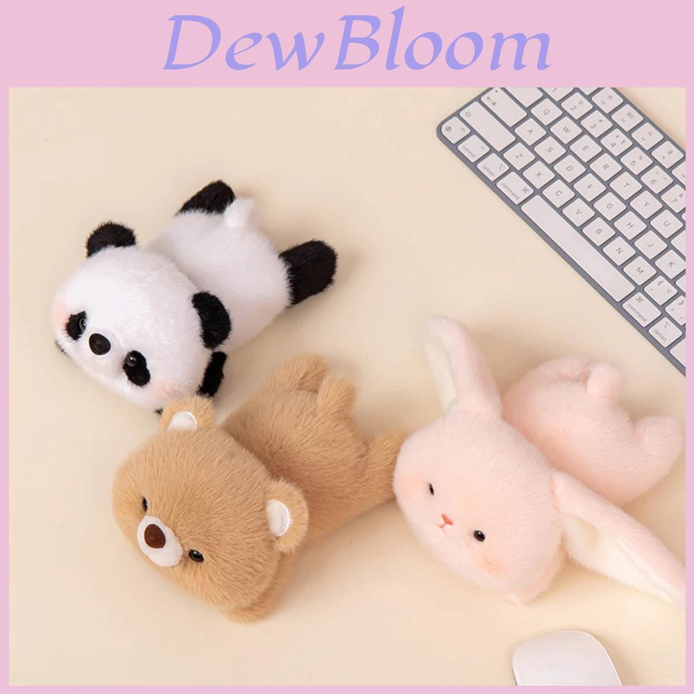 Panda Plush Wrist Rest Pad With Soft Pp Cotton For Desk Comfort And Mouse Support