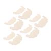 5 Pairs Disposable Lace Chest Stickers U Shaped Lifting Lace Strapless Chest Sticker Khaki B Cup